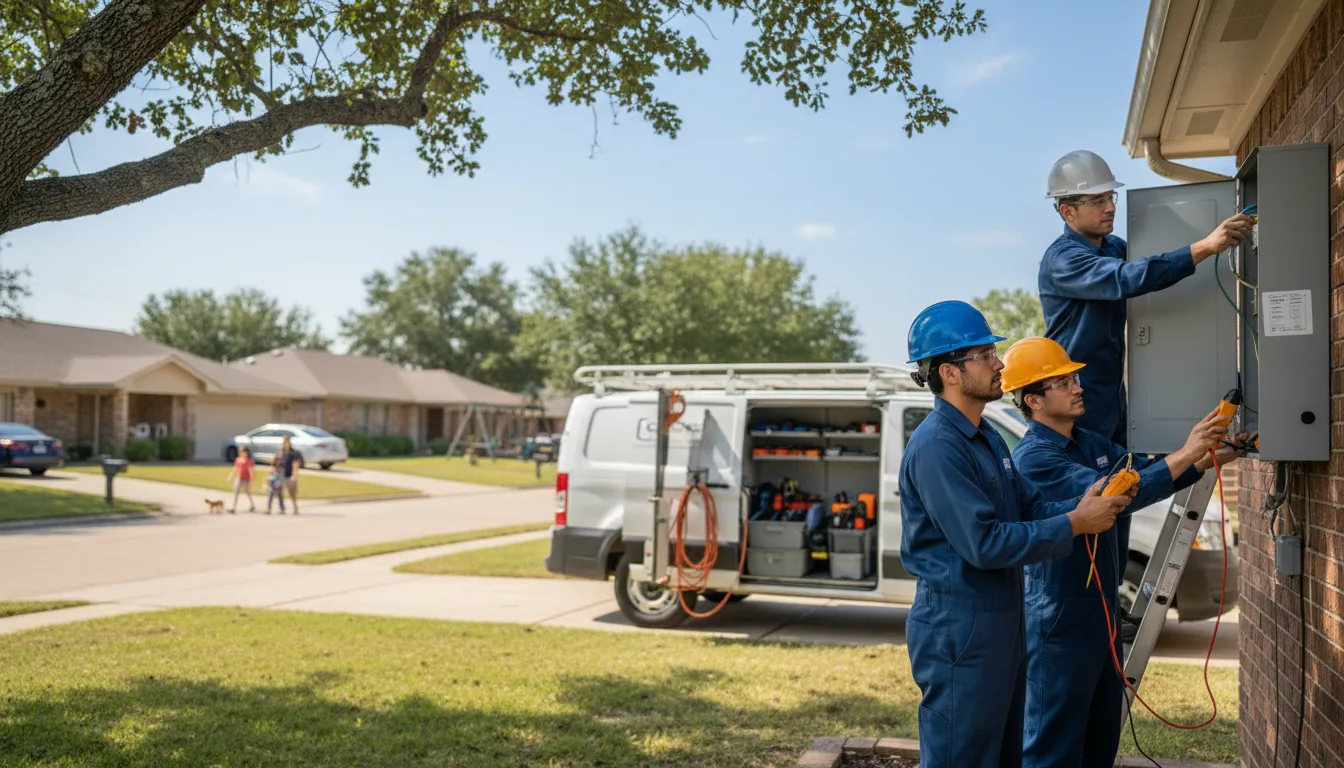Certified electrician providing emergency electrical services in Odessa, TX